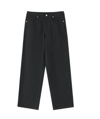 Heavyweight Cotton Straight-Leg Pants