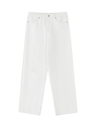 Heavyweight Cotton Straight-Leg Pants