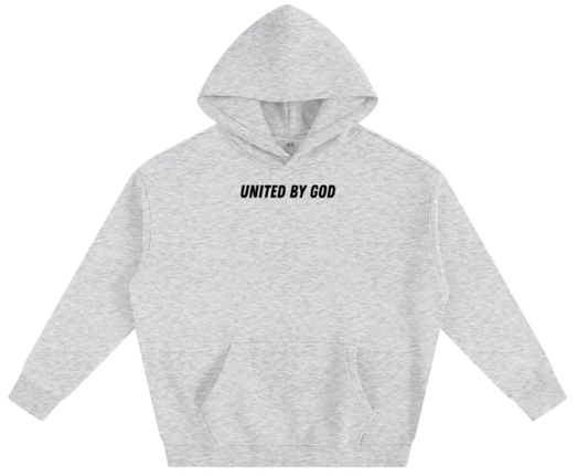 Oversize Fleeced Hoodie Jesus On Cross With Apostles Creed