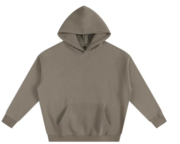 Blank Oversize Fleeced Hoodie
