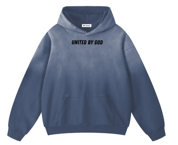 Heavyweight Sunfade Oversized United By God Hoodie