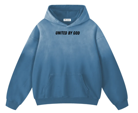 Heavyweight Sunfade Oversized United By God Hoodie
