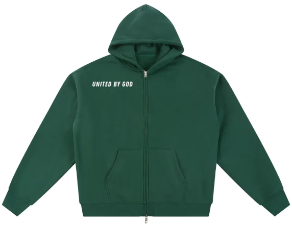 Zip-Up Hoodie United By God