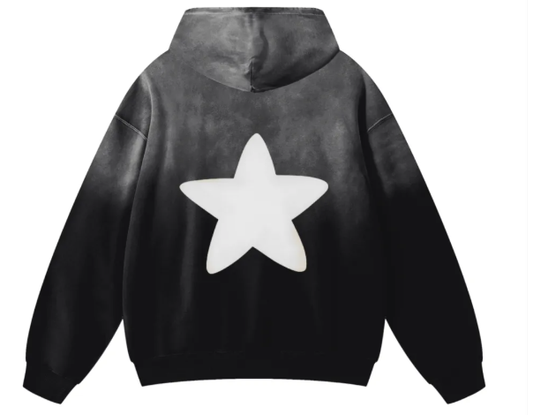 Heavyweight Sunfade Oversized Star Hoodie